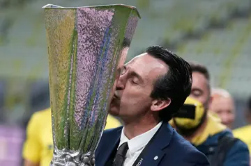 Unai Emery led Villarreal to victory over Man Utd in the 2021 Europa League final