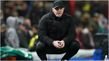 Wayne Rooney on the touchline during the Sky Bet Championship match at St. Andrew's. Photo by Mike Egerton.