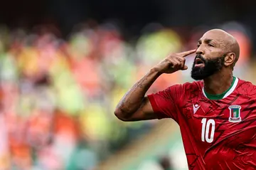 Equatorial Guinea's Emilio Nsue is the first player to score a hat-trick at the Africa Cup of Nations since 2008