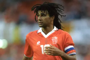 Ruud Gullit playing for Netherlands National team