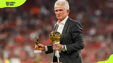 Jupp Heynckes looks on before a friendly match