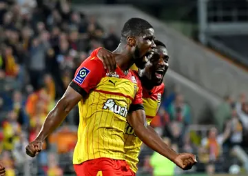 Defender Kevin Danso's header sent Lens to the top of Ligue 1