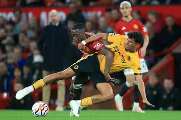 Portugal midfielder Matheus Nunes in action for Wolves against Manchester United