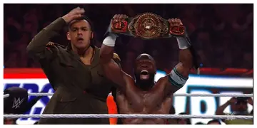 Nigerian WWE star ends strong message after becoming new Intercontinental champion at Wrestlemania 37