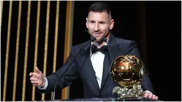 Lionel Messi, Ballon d'Or, Theatre Du Chatelet, Paris, France.