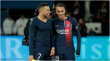 Kylian Mbappe's younger brother, Ethan, has announced he is leaving Paris Saint-Germain as a free agent. Photo by Jean Catuffe.