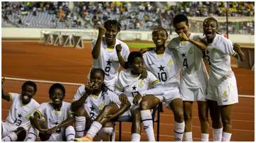 Ghana's under-20 national team defeated Nigeria in the women's football event at the 2023 African Games. Photo: @GhanaWNT.