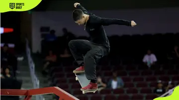 Miles Silvas Skateboarding at Street League