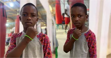 Wesley Ayibontey: The 9-year-old with a passion for boxing