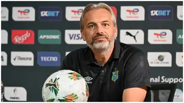 DR Congo coach Sebastien Desabre. Photo: Sia Kambou.