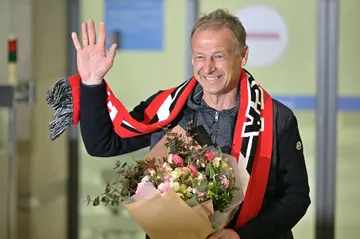 Jurgen Klinsmann arrived in South Korea on Wednesday morning
