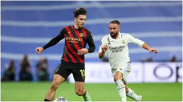 Dani Carvajal, Jack Grealish, Real Madrid, Manchester City, UEFA Champions League.