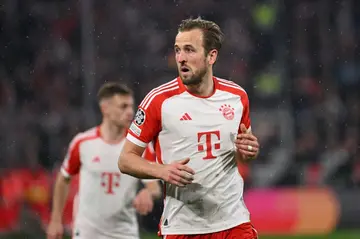 Bayern Munich forward Harry Kane now has 33 goals in 32 games in all competitions this season