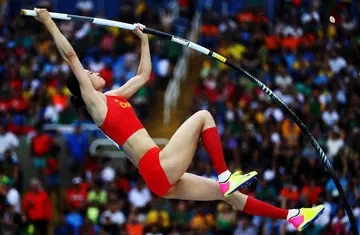 What is the highest female pole vault record?