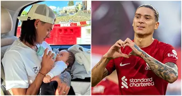 Darwin Nunez, Liverpool, Striker, baby son, Benfica