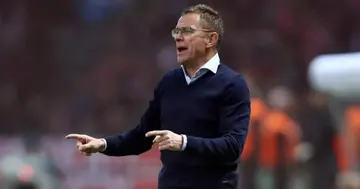 Man United interim manager Ralf Rangnick. (Photo by Alex Grimm/Bongarts/Getty Images)