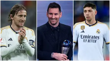 Lionel Messi, Luka Modric, Federico Valverde, 2023 FIFA the Best, Real Madrid fans, Inter Miami