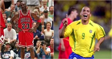 Michael Jordan, Ronaldo Nazario, NBA, World Cup