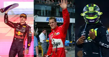 Formula 1, F1, Lewis Hamilton, Michael Schumacher, Max Verstappen