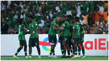 Finidi George has provided injury updates ahead of Nigeria's World Cup qualifiers against South Africa in Uyo on Friday, June 7, 2024. Photo: MB Media.