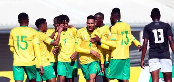 south africa, botswana, 2022 cosafa cup, plate final, helman mkhalele, sugar ray xulu stadium, clermont township, zebras, bafana bafana, antonio van wyk, thato kebue, selaleo sebotja