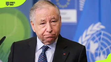 Jean Todt talks to the media at the Berlaymont