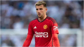 Mason Mount in action during the Premier League match between Tottenham Hotspur and Manchester United at Tottenham Hotspur Stadium. Photo by Visionhaus.