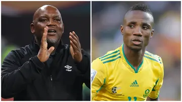 Teko Modise thinks Pitso Mosimane could be the manager to turn things around at Kaizer Chiefs. Photos: Eric Verhoeven and Karim Jaafar.