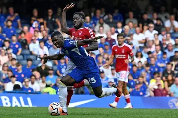 Moises Caicedo (left) was at fault for Nottingham Forest's winner at Stamford Bridge