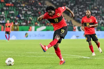 Mabululu scored Angola's first goal in their 2-0 win over Burkina Faso