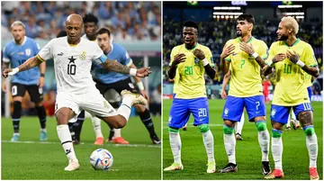 Andre Ayew, penalty miss, Brazil, South Korea, bullet, World Cup