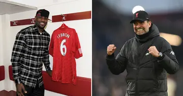 LeBron James has posted a touching tribute to Liverpool boss Jurgen Klopp.