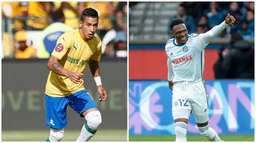 Gaston Sirino and Lebo Mothiba are among the players Kaizer Chiefs can sign for free this summer. Photos: Phill Magakoe/Jean Catuffe.