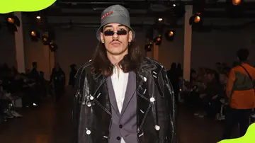 Hector Bellerin at the Men's London Fashion Week