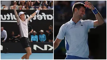 Jannik Sinner eliminated Novak Djokovic in their semi-final atch during the 2024 Australian Open. Photo: Daniel Pockett.