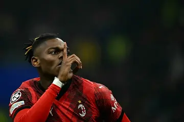 Rafael Leao was Milan's star performer in Tuesday's win over PSG