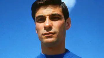 Aristide Guarnieri of Italy poses for photo 1968, Italy