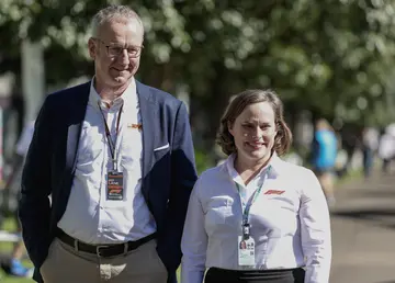 Arjan Sissing and Ellen Jones at Albert Park Circuit