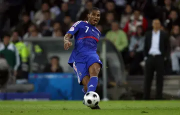 Florent Malouda on the ball during the UEFA Euro 2008