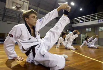 Taekwondo belts stripes