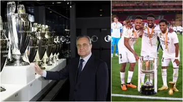 Florentino Perez, Real Madrid, Vinicius Jr., Rodrygo, Carlo Ancelotti, La Liga, Champions League, Copa del Rey