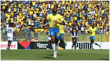 Mamelodi Sundowns' Peter Shalulile ended his goal drought by scoring a penalty against TP Mazembe.