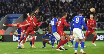 Sadio Mane of Liverpool during the Premier League match between Leicester City and Liverpool at The King Power Stadium on December 28, 2021 in Leicester, England. (Photo by John Powell/Liverpool FC via Getty Images)