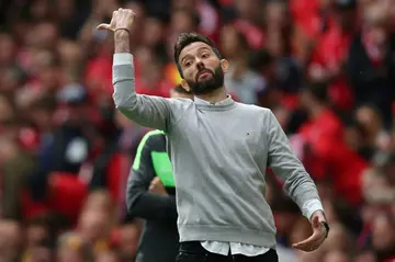Leaving - Carlos Corberan has resigned as coach of English sceond-tier football club Huddersfield