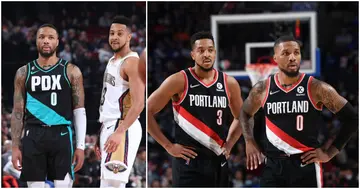 Damian Lillard, CJ McCollum, Portland Trail Blazers, NBA, New Orleans Pelicans