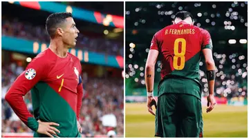 Bruno Fernandes, Cristiano Ronaldo, Portugal