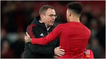 Ralf Rangnick, Jadon Sancho, Manchester United, Old Trafford, Premier League.