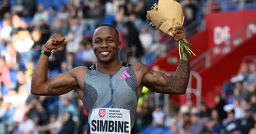 Akani Simbine is the six-time South African champion in the 100 metres.