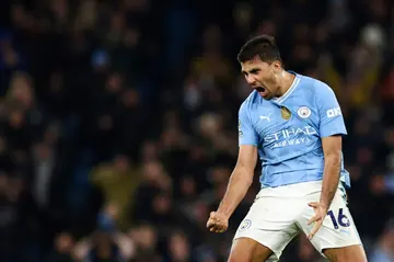 Rodri scored Manchester City's late equaliser