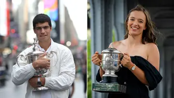 French Open, US Open, Carlos Alcaraz, Iga Swiatek, Wimbledon, 2023 Wimbledon, 2023 Wimbledon Championships, Novak Djokovic, Serena Williams, Steffi Graf